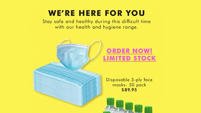 panic marketing surgical masks for sale 89.95